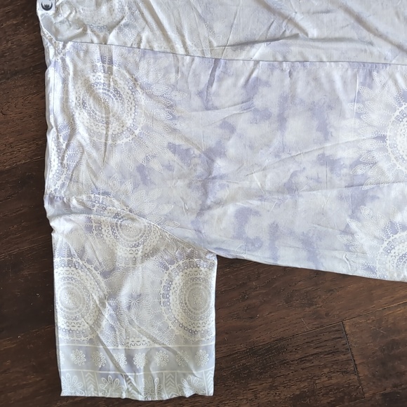 Open Front Cardigan Swim Cover Purple - Picture 5 of 6